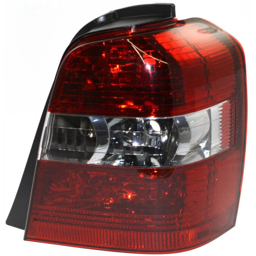 Halogen Tail Light Set For 2004-2007 Toyota Highlander Clear & Red Lens 2Pcs