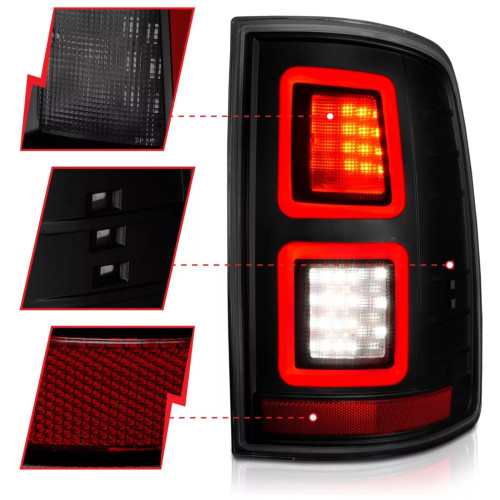 Anzo 311274 Set of 2 Tail Lights Taillights Taillamps Brakelights for 1500 Pair