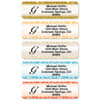 Monogram Stately Elegance Address Labels on Rolls
