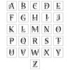 Monogram Formal Initial Address Labels on Rolls