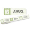 Monogram Tailored Elegance Address Labels on Rolls