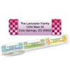 Vivid Address Labels on Rolls