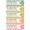 Blossom Banners Address Labels on Rolls