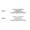 American Glory Classic Address Labels