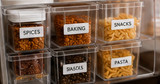 Pantry Organization with Custom Labels: A Step-by-Step System