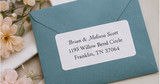 Elegant Fonts for Classic Address Labels
