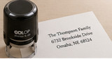 Round Address Stamps: Design Rules for a Clean Circular Impression