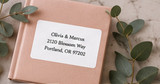 Baby Shower and Baptism Address Labels That Coordinate Beautifully