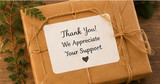 Thank-You Labels for Customer Orders, Gifts, and Event Favors