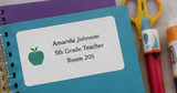 Teacher Desk Labels for Classroom Mail, Student Folders, and Supply Bins