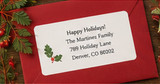 Holiday Address Labels for Multi-Family and Blended-Family Cards