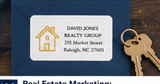 Real Estate Open House Labels for Flyers, Folders, and Follow-Up Mail