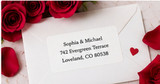 Romantic Address Labels for Weddings, Anniversaries, and Love Notes