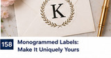Monogrammed Address Labels: How to Personalize Without Overdesigning