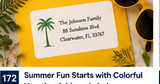 Vacation Address Labels for Postcards, Camp Mail, and Travel Journals