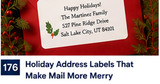 Holiday Address Labels for Multiple Celebrations and Mixed Traditions