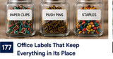 Office Supply Labels: A Reorder-Friendly Inventory System