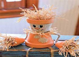Fall Crafts: Scaredy Pots