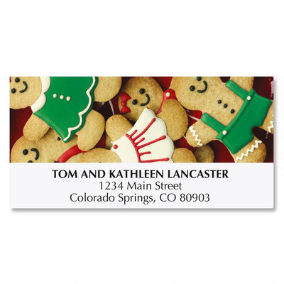 Gingerbread Cookies Address Labels