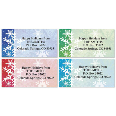 Snowflake Dreams Address Labels