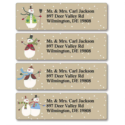 Let It Snow Classic Address Labels (4 designs)