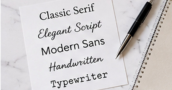 Serif, Script, or Sans Serif? Choosing Type for Small Address Labels