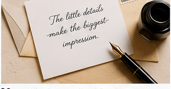 What Belongs in a Personalized Stationery Wardrobe?