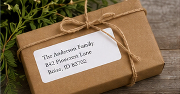 Eco-Friendly Address Labels: Sustainable Choices for Everyday Mail