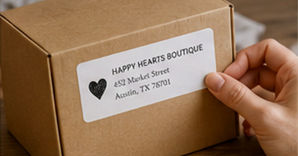 Custom Return Address Labels for E-Commerce Businesses