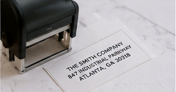 Using Address Stamps for Your Business: Setup, Design, and Workflow