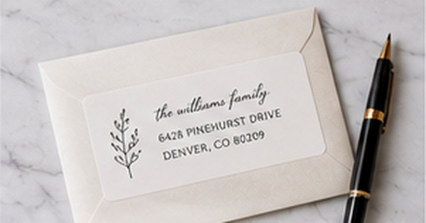 Minimalist Address Label Designs: How to Keep Them Simple and Distinctive