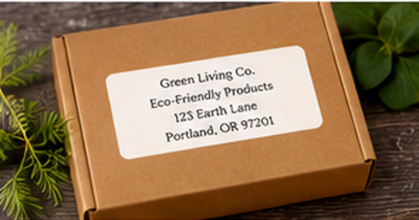 How to Label Reusable Shipping Boxes and Low-Waste Packaging