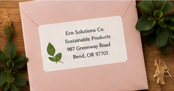How to Reduce Waste When Ordering and Using Address Labels