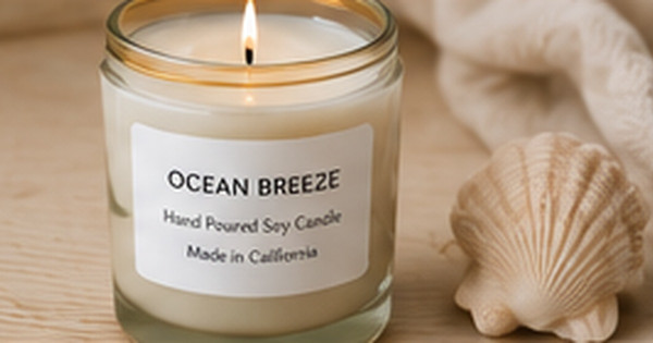Candle Warning, Scent, and Shipping Labels: A Small-Batch Workflow