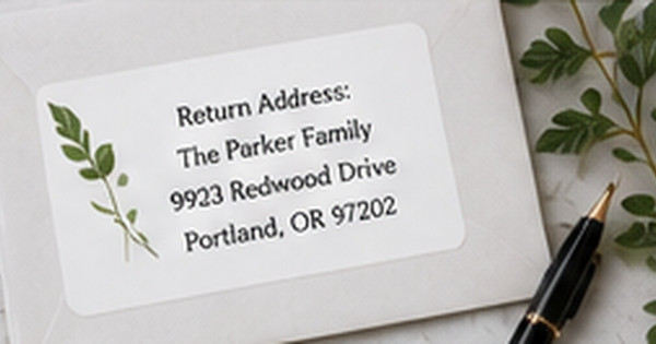 Five Mailing Tasks Where Return Address Labels Beat Handwriting