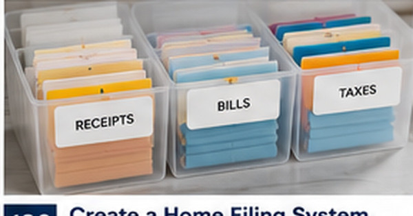 Home Records Filing Labels: Categories That Reduce Paper Clutter
