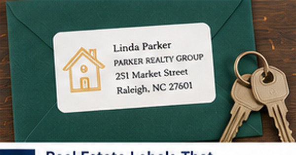 Real Estate Labels That Build Trust Before and After Closing