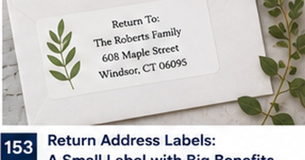 Why Return Address Labels Are Still Useful in a Digital World