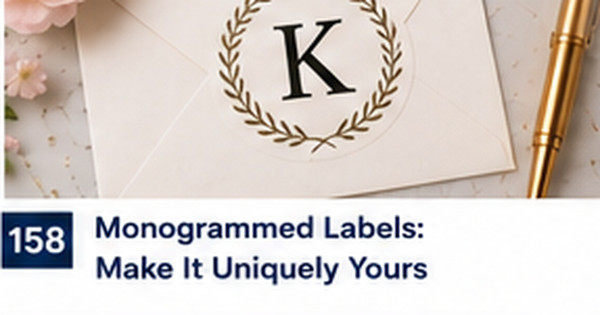 Monogrammed Address Labels: How to Personalize Without Overdesigning