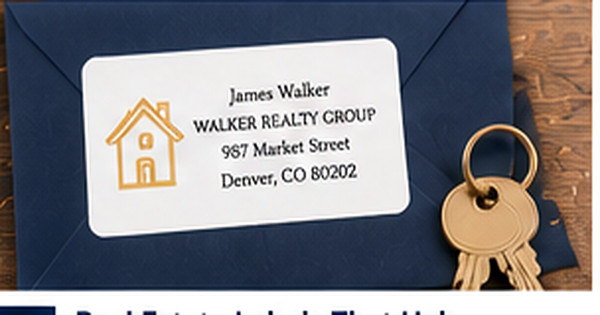 Real Estate Farming Mail: Return Labels for Neighborhood Campaigns