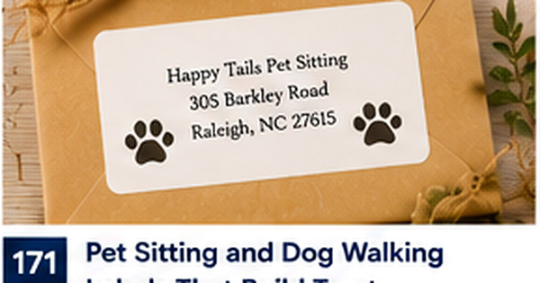 Pet-Sitting Welcome Packets and Labels That Build Client Confidence