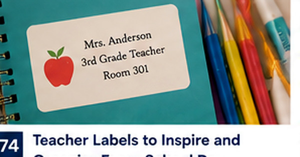 Teacher Supply Labels: Designing a Classroom System Students Can Follow