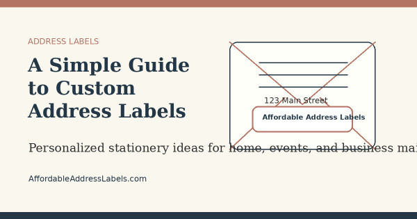 A Simple Guide to Custom Address Labels for Families