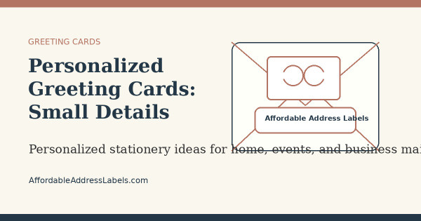 Personalized Greeting Cards: Small Details That Feel Thoughtful