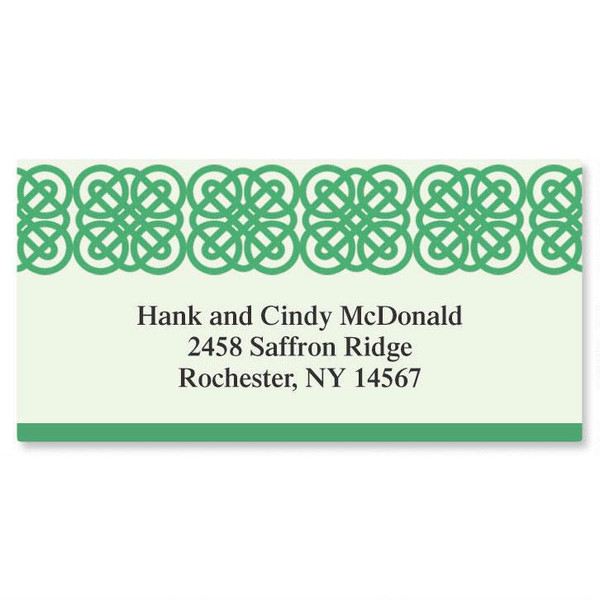 Celtic Border Address Labels