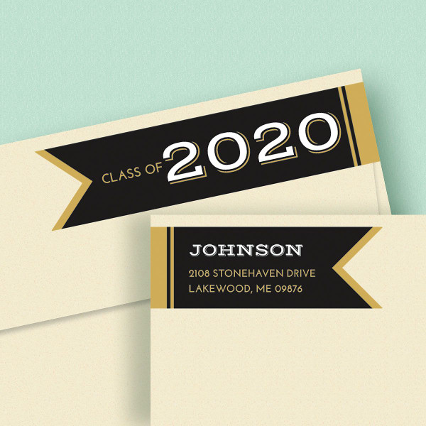 Graduation Day Wrap Around Address Labels
