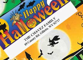 Halloween Return Address Labels