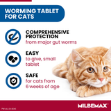 Milbemax Allwormer For Cats Over 2kg - 2 Tablets Milbemax Allwormer For Cats Over 2kg - 2 Tablets