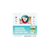 Simparica TRIO Chews for Dogs 10.1-20 kg - Blue, protects against heartworm, ticks, and worms.