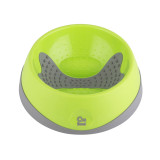 OH Bowl by LickiMat - Oral Health Food Bowl for Dogs: Green - Medium